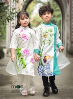 Top áo dài cho bé bán chạy nhất mùa đông của Moon Xinh