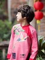 Chọn áo dài cho bé trai của Moon Xinh cho bé ngày khai giảng