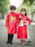 Những món quà cho bé hot nhất mùa Giáng Sinh 2017 - áo dài trẻ em Moon Xinh