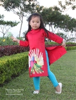 Mua áo dài vẽ cho bé tại Điện Biên