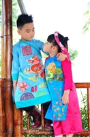 Mua áo dài vẽ cho bé tại Huyện Thường Tín
